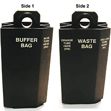 Fluid enclosure holder for RAPTOR - Part Number: 7100-070-126-01